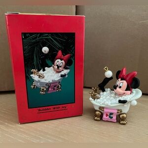 Vintage Disney Enesco Treasury of Christmas ornament - Bubblin’ With Joy